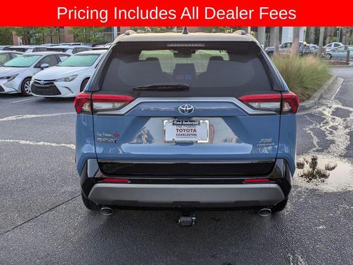 Cavalry Blue/Midnight Black Metallic 2024 Toyota RAV4 Hybrid SE