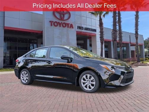Midnight Black Metallic 2026 Toyota Corolla LE