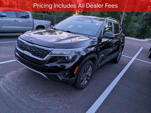 Cherry Black 2021 Kia Seltos S