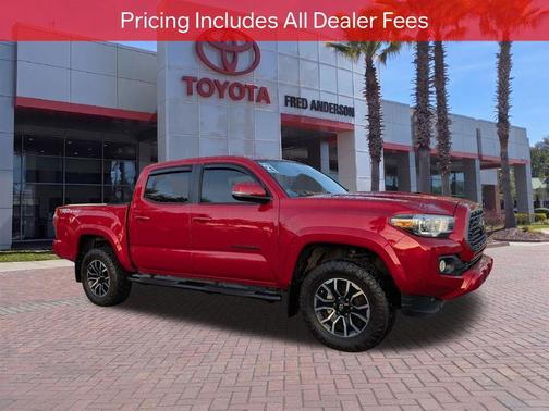 Barcelona Red Metallic 2021 Toyota Tacoma TRD Sport