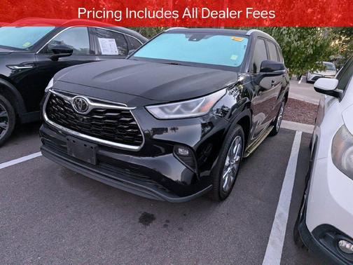 Midnight Black Metallic 2021 Toyota Highlander Limited
