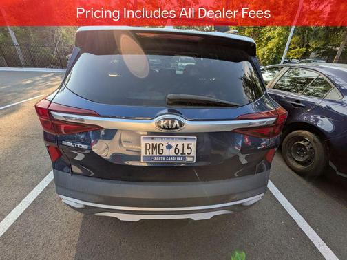 Dark Ocean Blue/White Roof 2021 Kia Seltos S