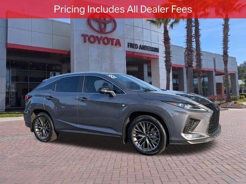 Nebula Gray Pearl 2022 Lexus RX 350 F SPORT Handling