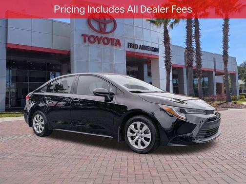 Midnight Black Metallic 2026 Toyota Corolla LE