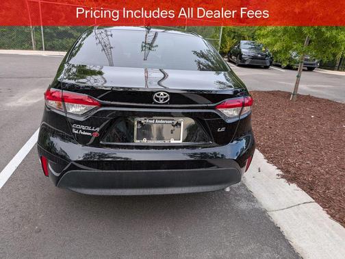 Midnight Black Metallic 2026 Toyota Corolla LE