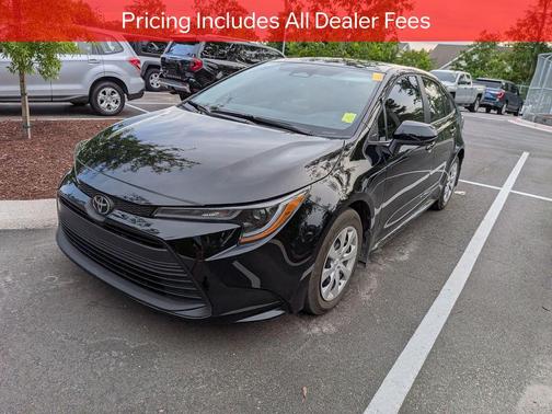 Midnight Black Metallic 2026 Toyota Corolla LE