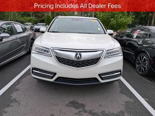 White Diamond Pearl 2014 Acura MDX 3.5L Technology Package