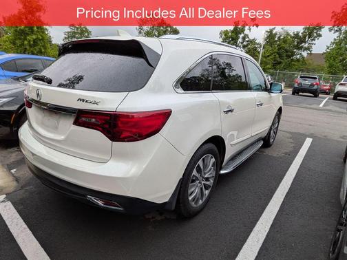 White Diamond Pearl 2014 Acura MDX 3.5L Technology Package