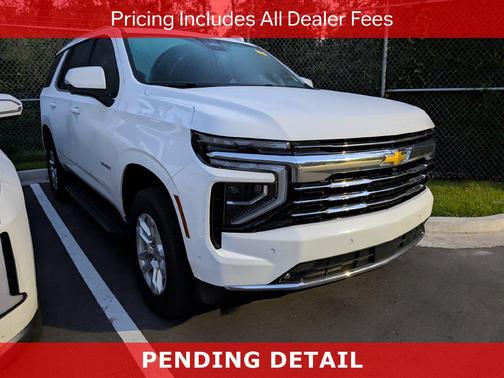 Summit White 2025 Chevrolet Tahoe LT
