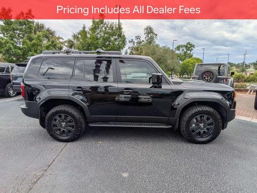 Black 2025 Toyota Land Cruiser Base