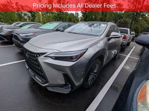 Atomic Silver 2025 Lexus NX 350h Luxury