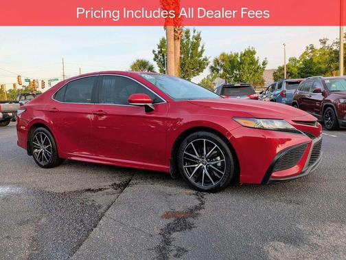 Supersonic Red 2021 Toyota Camry SE