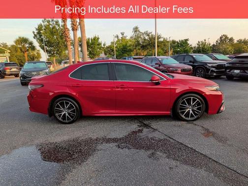 Supersonic Red 2021 Toyota Camry SE