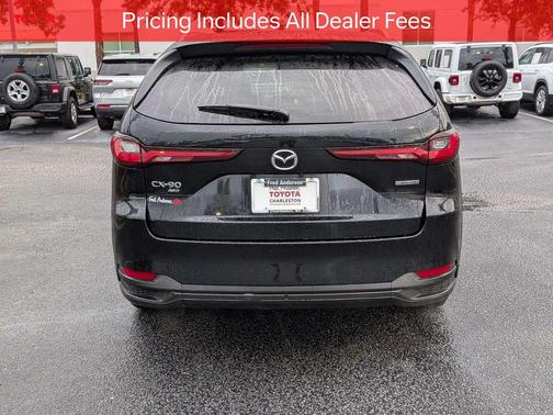 Jet Black Mica 2024 Mazda CX-90 3.3 Turbo Preferred Plus
