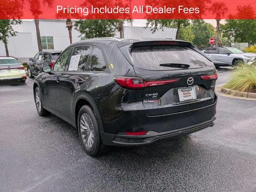 Jet Black Mica 2024 Mazda CX-90 3.3 Turbo Preferred Plus