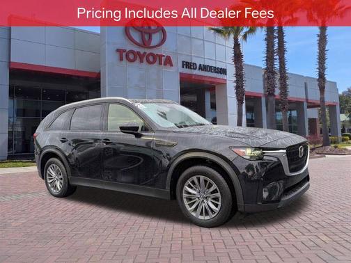 Jet Black Mica 2024 Mazda CX-90 3.3 Turbo Preferred Plus