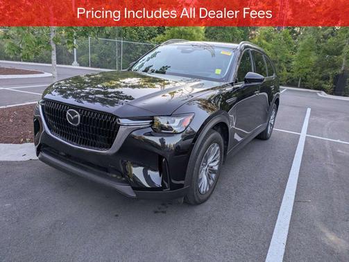 Jet Black Mica 2024 Mazda CX-90 3.3 Turbo Preferred Plus