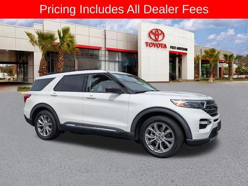 STAR WHITE MET TRI-COAT 2021 Ford Explorer XLT
