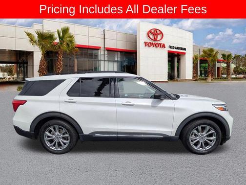 STAR WHITE MET TRI-COAT 2021 Ford Explorer XLT