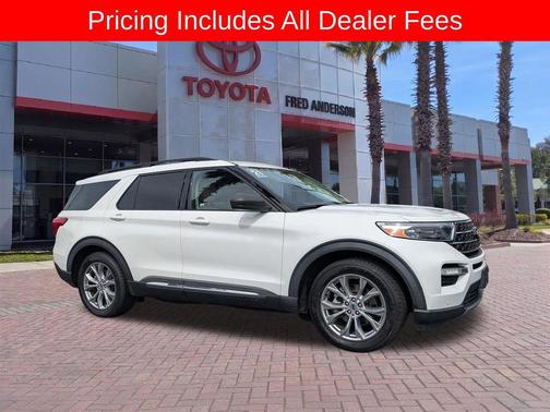 STAR WHITE MET TRI-COAT 2021 Ford Explorer XLT
