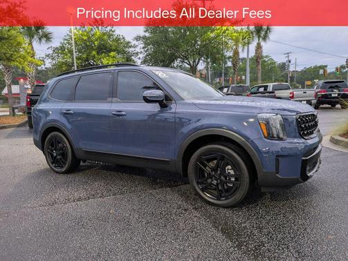 Midnight Lake Blue 2025 Kia Telluride SX Prestige X-Line