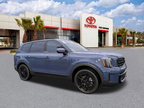 Midnight Lake Blue 2025 Kia Telluride SX Prestige X-Line
