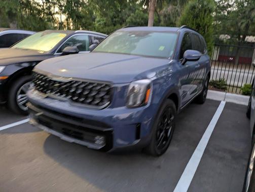 Midnight Lake Blue 2025 Kia Telluride SX Prestige X-Line