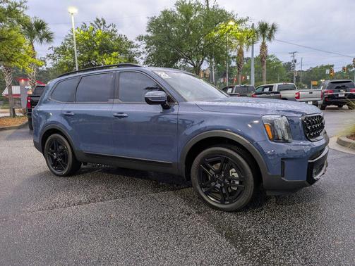 Midnight Lake Blue 2025 Kia Telluride SX Prestige X-Line