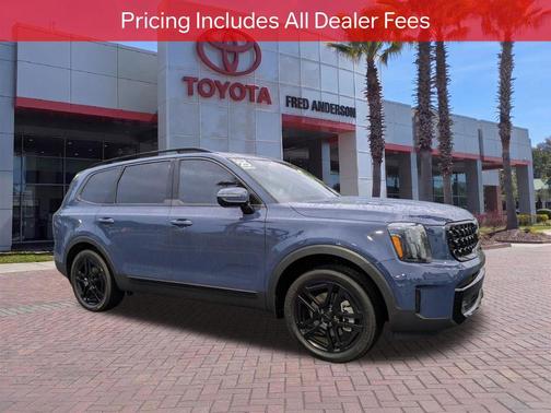 Midnight Lake Blue 2025 Kia Telluride SX Prestige X-Line