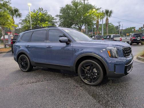Midnight Lake Blue 2025 Kia Telluride SX Prestige X-Line