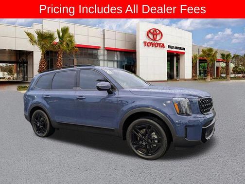 Midnight Lake Blue 2025 Kia Telluride SX Prestige X-Line