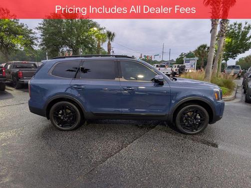 Midnight Lake Blue 2025 Kia Telluride SX Prestige X-Line