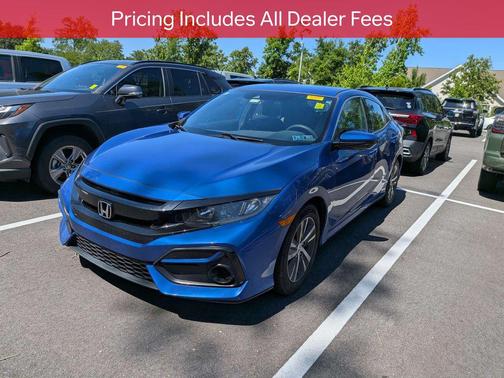 Aegean Blue Metallic 2020 Honda Civic LX