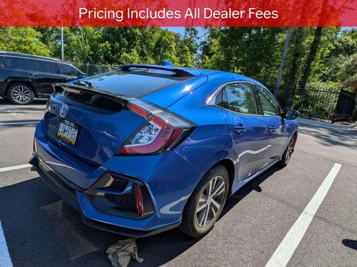 Aegean Blue Metallic 2020 Honda Civic LX