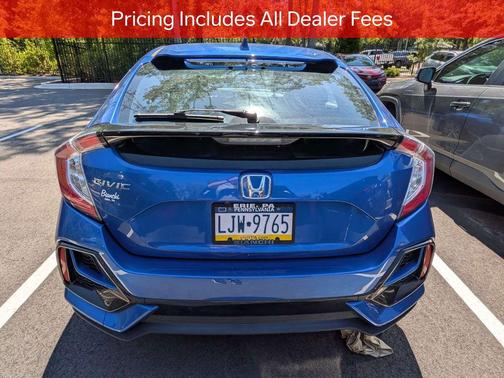 Aegean Blue Metallic 2020 Honda Civic LX