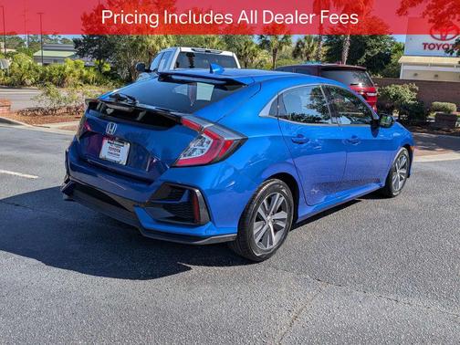 Aegean Blue Metallic 2020 Honda Civic LX