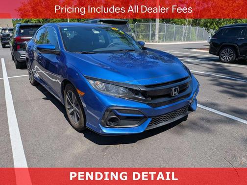 Aegean Blue Metallic 2020 Honda Civic LX