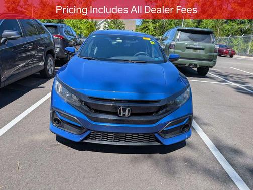 Aegean Blue Metallic 2020 Honda Civic LX