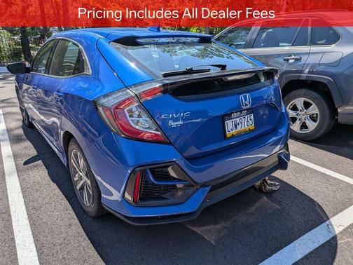 Aegean Blue Metallic 2020 Honda Civic LX