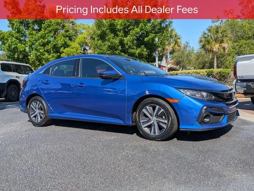 Aegean Blue Metallic 2020 Honda Civic LX