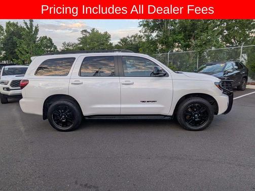 Super White 2018 Toyota Sequoia TRD Sport