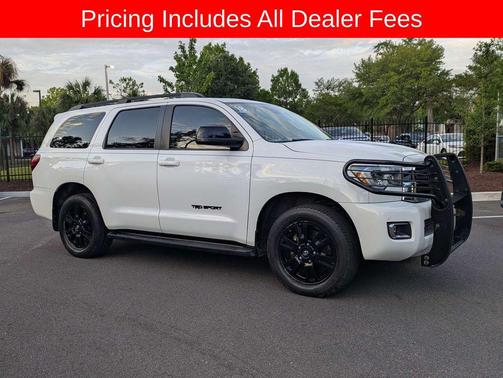 Super White 2018 Toyota Sequoia TRD Sport