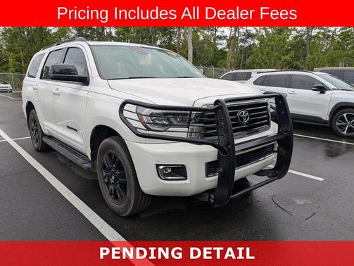 Super White 2018 Toyota Sequoia TRD Sport