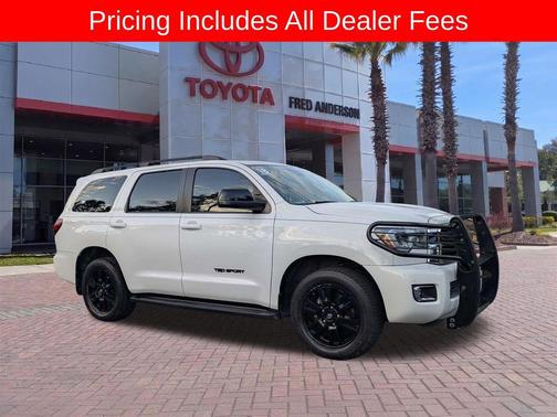Super White 2018 Toyota Sequoia TRD Sport