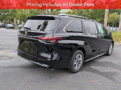 Midnight Black Metallic 2026 Toyota Sienna Limited