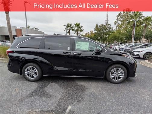 Midnight Black Metallic 2026 Toyota Sienna Limited