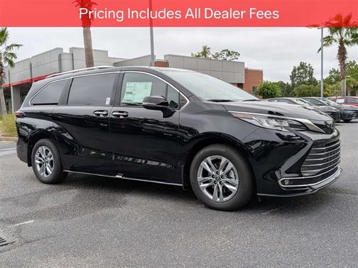 Midnight Black Metallic 2026 Toyota Sienna Limited