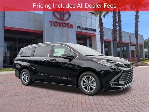 Midnight Black Metallic 2026 Toyota Sienna Limited