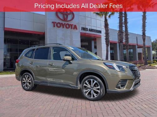 Autumn Green Metallic 2023 Subaru Forester Limited