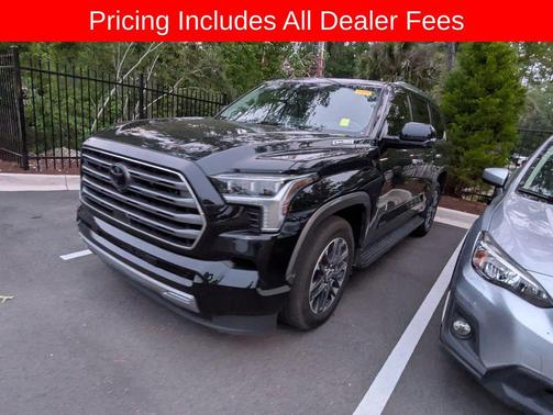 Midnight Black Metallic 2024 Toyota Sequoia Limited